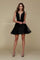 Prom Short Sleeveless Homecoming Glitter Dress - The Dress Outlet