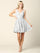 Prom Short Sleeveless Metallic Cocktail Dress - The Dress Outlet