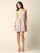 Prom Short Sleeveless Metallic Cocktail Dress - The Dress Outlet