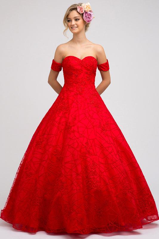 strapless open back dress 2X / Coral