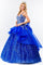Quinceanera Spaghetti Strap Long Dress - The Dress Outlet