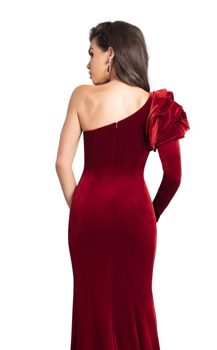 Rachel Allan Formal One Shoulder Long Dress 8359