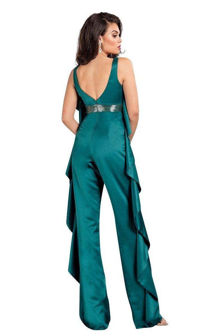 Rachel Allan Formal Sleeveless Jumpsuit 8308 - The Dress Outlet
