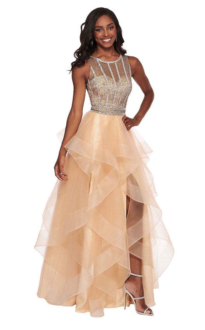 Rachel Allan High Long Formal Prom Dress 6512