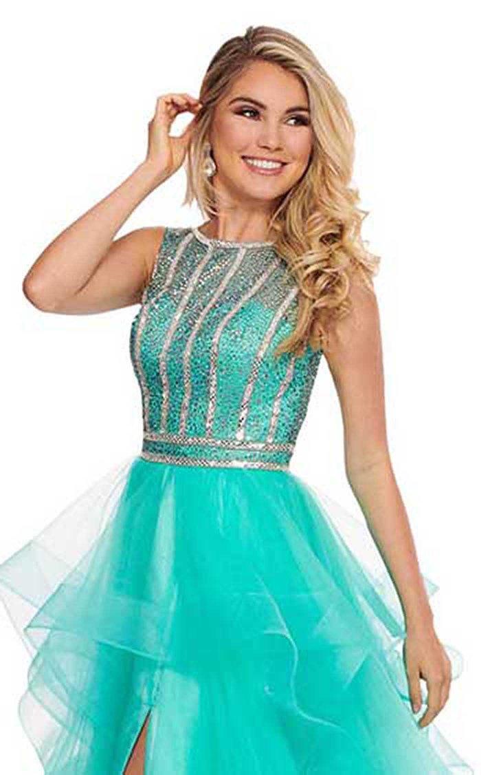 Rachel Allan High Long Formal Prom Dress 6512