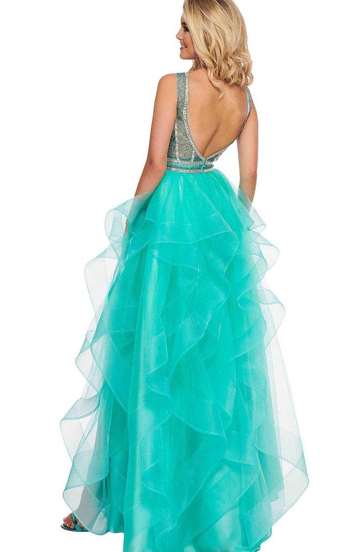Rachel Allan High Long Formal Prom Dress 6512