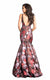 Rachel Allan High Low Floral Mermaid Prom Gown 8357 - The Dress Outlet