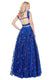 Rachel Allan Long Ball Gown Prom 2 Piece Dress 6467 - The Dress Outlet
