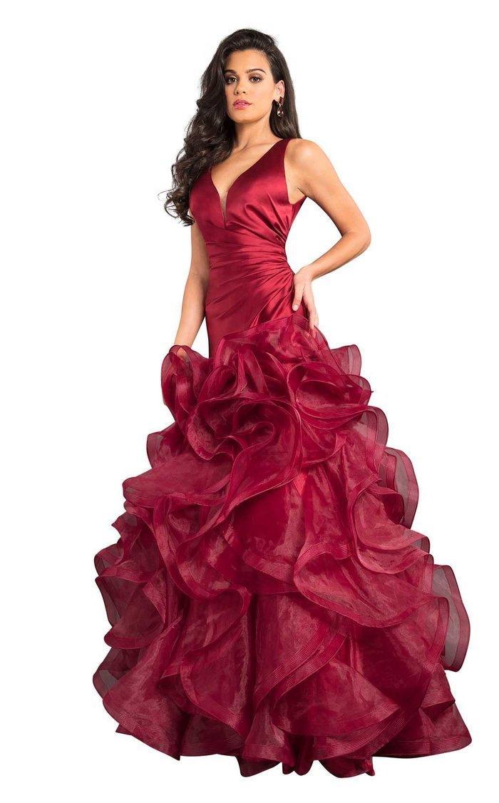 Rachel Allan Long Formal Mermaid Dress 8341