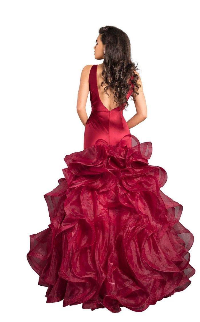 Rachel Allan Long Formal Mermaid Dress 8341