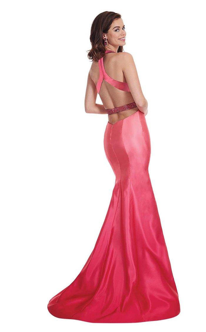 Rachel Allan Long Halter Mermaid Prom Dress 6413