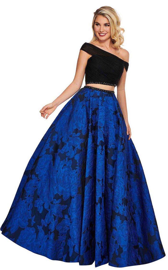 Rachel Allan Long One Shoulder Prom Ball Gown 6473