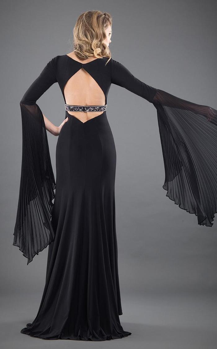Rachel Allan Long Sleeve Formal Fitted Dress 8268 - The Dress Outlet