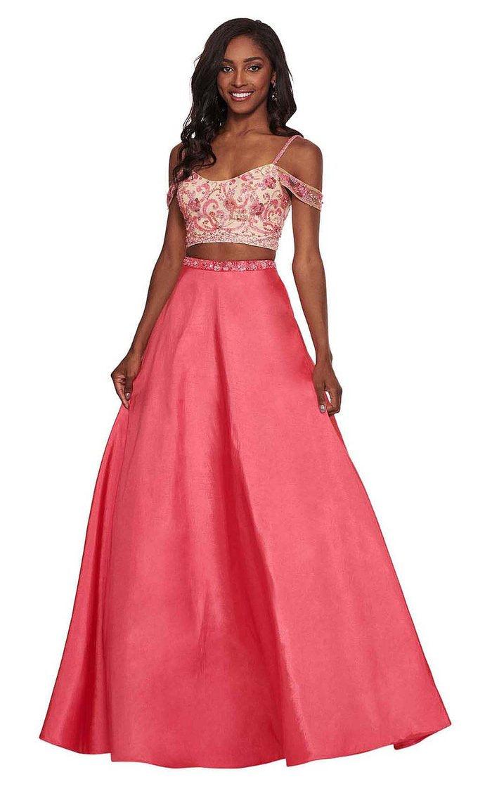 Amazon.com: WaterDress Off The Shoulder Lace Appliques Prom Dresses 2 Piece  Split Long Prom Ball Gowns with Pockets Aqua Blue 2 : Clothing, Shoes &  Jewelry