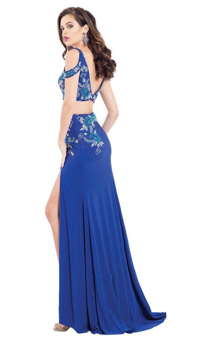 Rachel Allan Long Two Piece Prom Formal Dress 6018 - The Dress Outlet