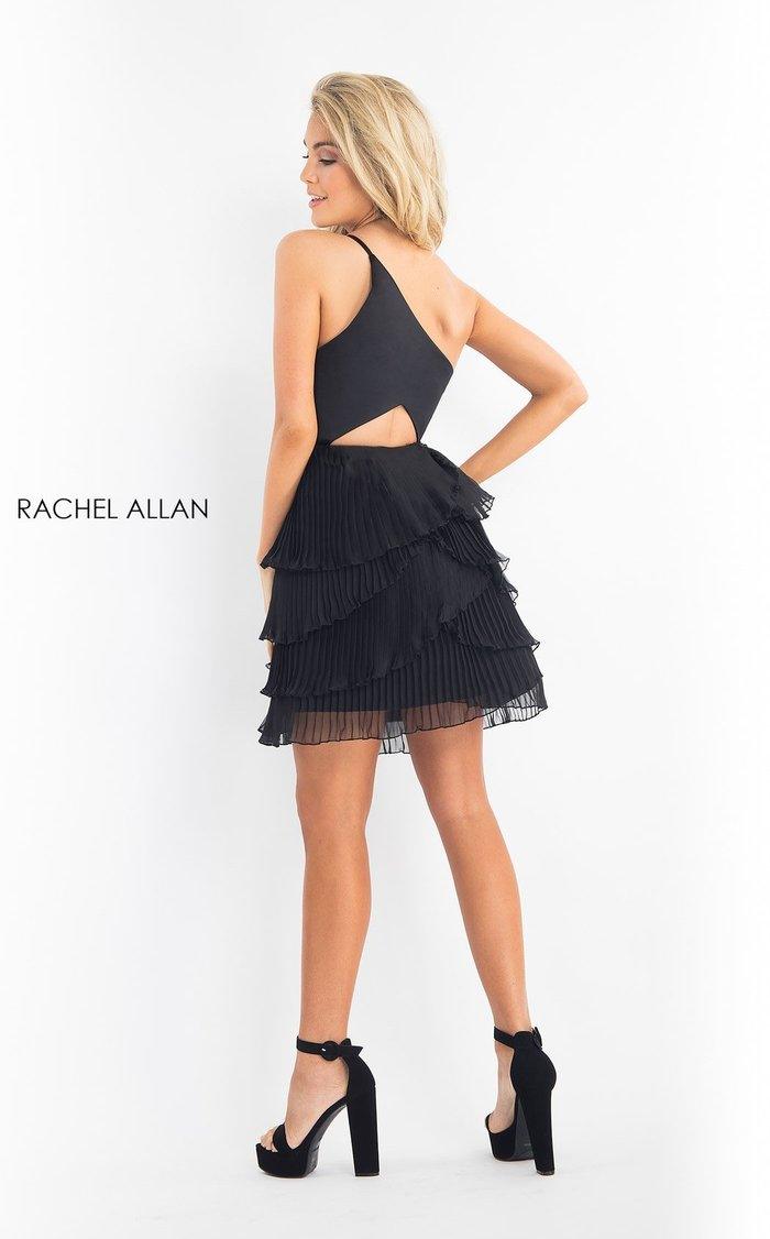 Rachel Allan One Shoulder Homecoming Dress L1197 - The Dress Outlet