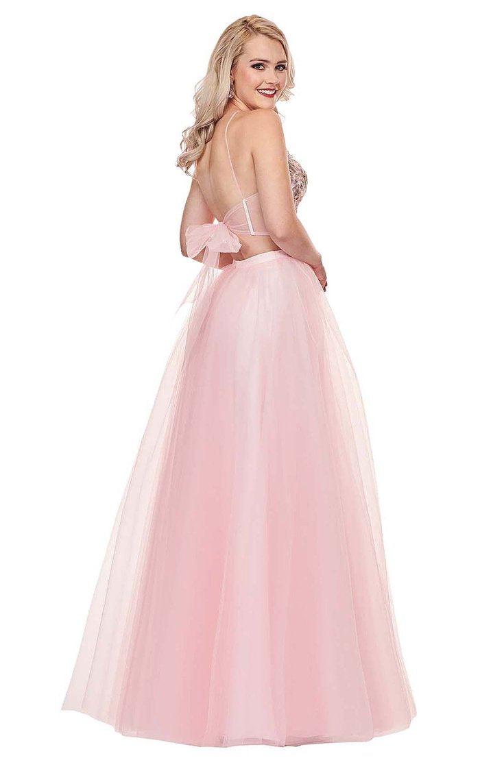 Rachel Allan Prom Halter Long Prom Dress 6596