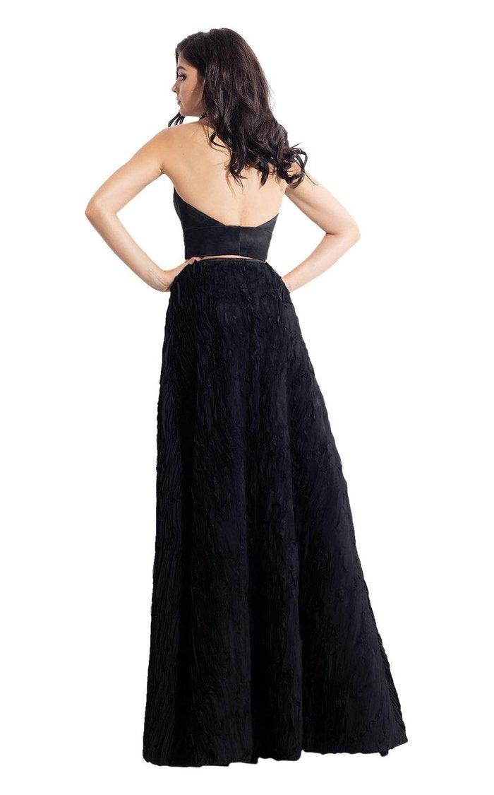 Rachel Allan Prom Halter Two Piece Long Dress 6145 - The Dress Outlet