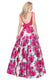 Rachel Allan Prom Long 2 Piece Floral Ball Gown 589 - The Dress Outlet