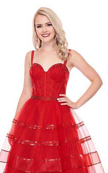 Rachel Allan Prom Long Beaded Ball Gown 6576 - The Dress Outlet