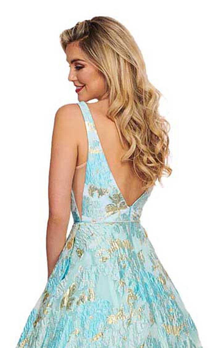 Rachel Allan Prom Long Brocade Ball Gown 6564