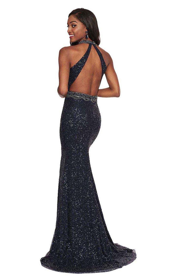 Rachel Allan Prom Long Halter Formal Dress 6480