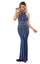 Rachel Allan Prom Long Halter Formal Dress 6575 - The Dress Outlet