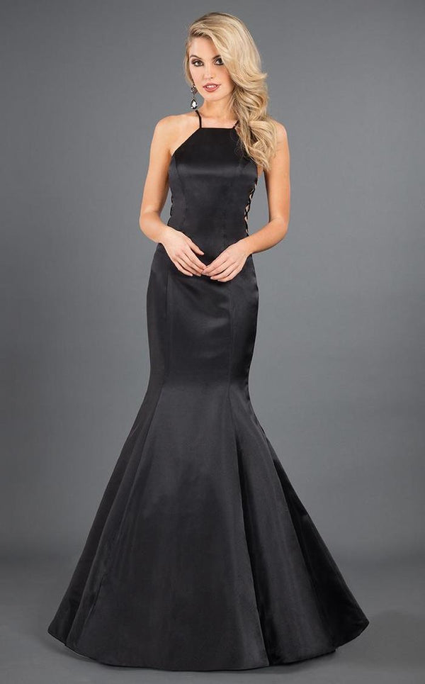 Rachel Allan Prom Long Halter Mermaid Dress 8280