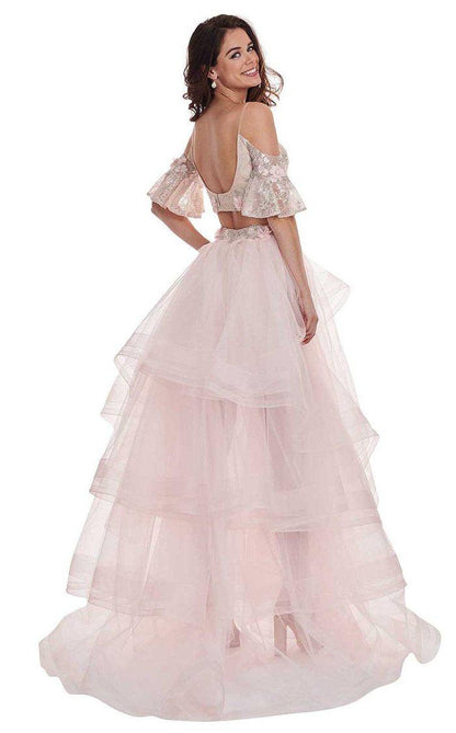 Rachel Allan Prom Long Off Shoulder Ball Gown 6476 - The Dress Outlet