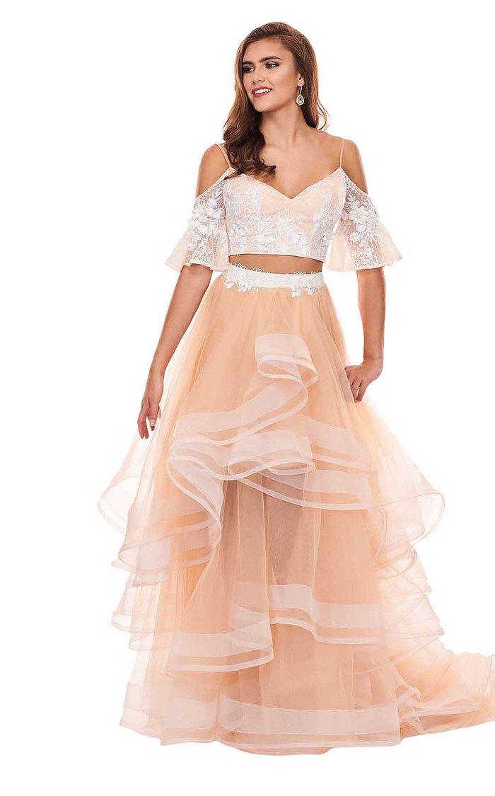 Rachel Allan Prom Long Off Shoulder Ball Gown 6476