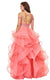 Rachel Allan Prom Long Off Shoulder Ball Gown 6605 - The Dress Outlet
