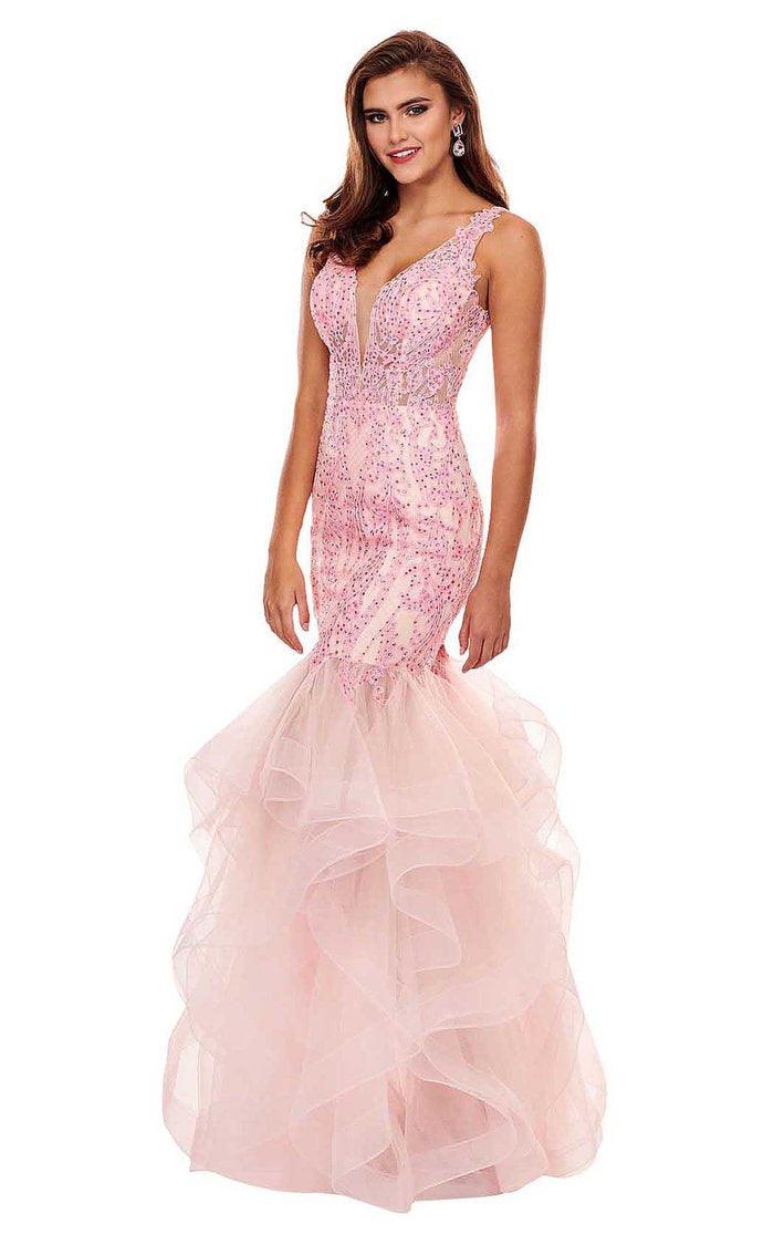 Rachel Allan Prom Long Sleeveless Mermaid Gown 6465 - The Dress Outlet