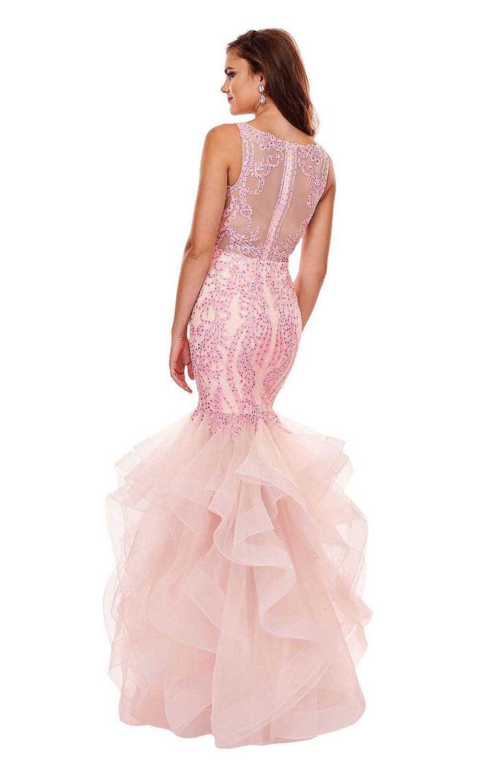 Rachel Allan Prom Long Sleeveless Mermaid Gown 6465 - The Dress Outlet