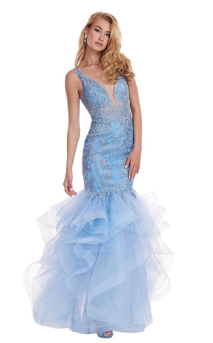 Rachel Allan Prom Long Sleeveless Mermaid Gown 6465