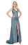 Rachel Allan Prom Long Sleeveless Metallic Gown 6529 - The Dress Outlet