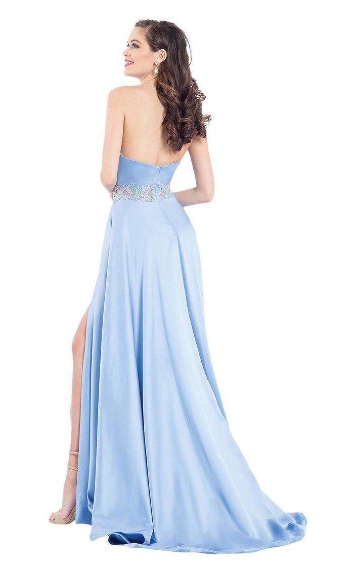 Rachel Allan Prom Long Strapless Formal Dress 6115