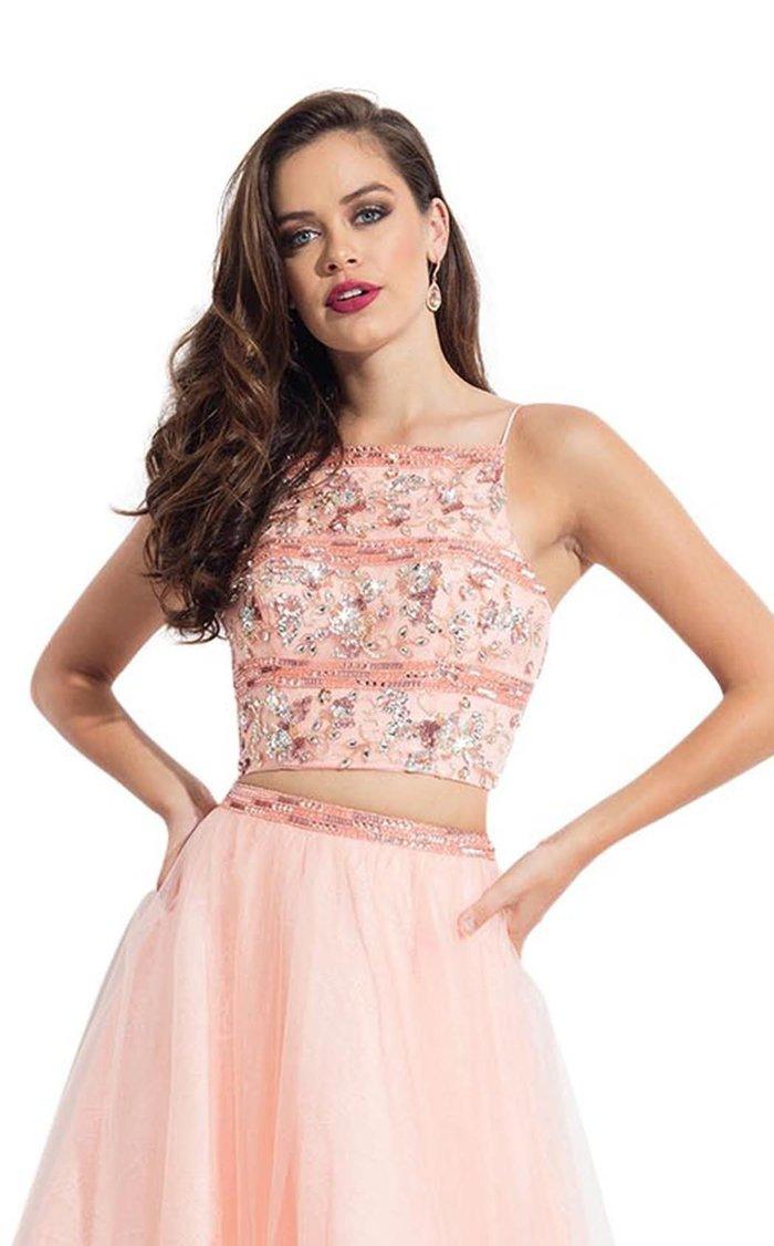 Rachel Allan Prom Long Two Piece Ball Gown 6036 - The Dress Outlet