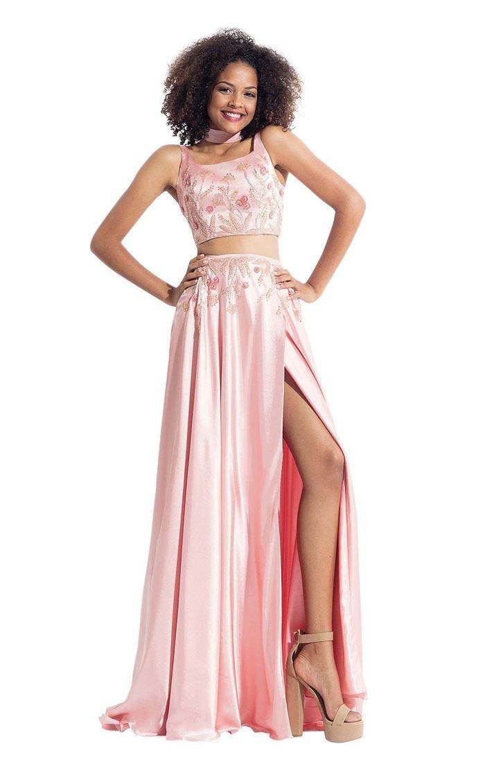 Rachel Allan Prom Long Two Piece Formal Dress 6150 - The Dress Outlet
