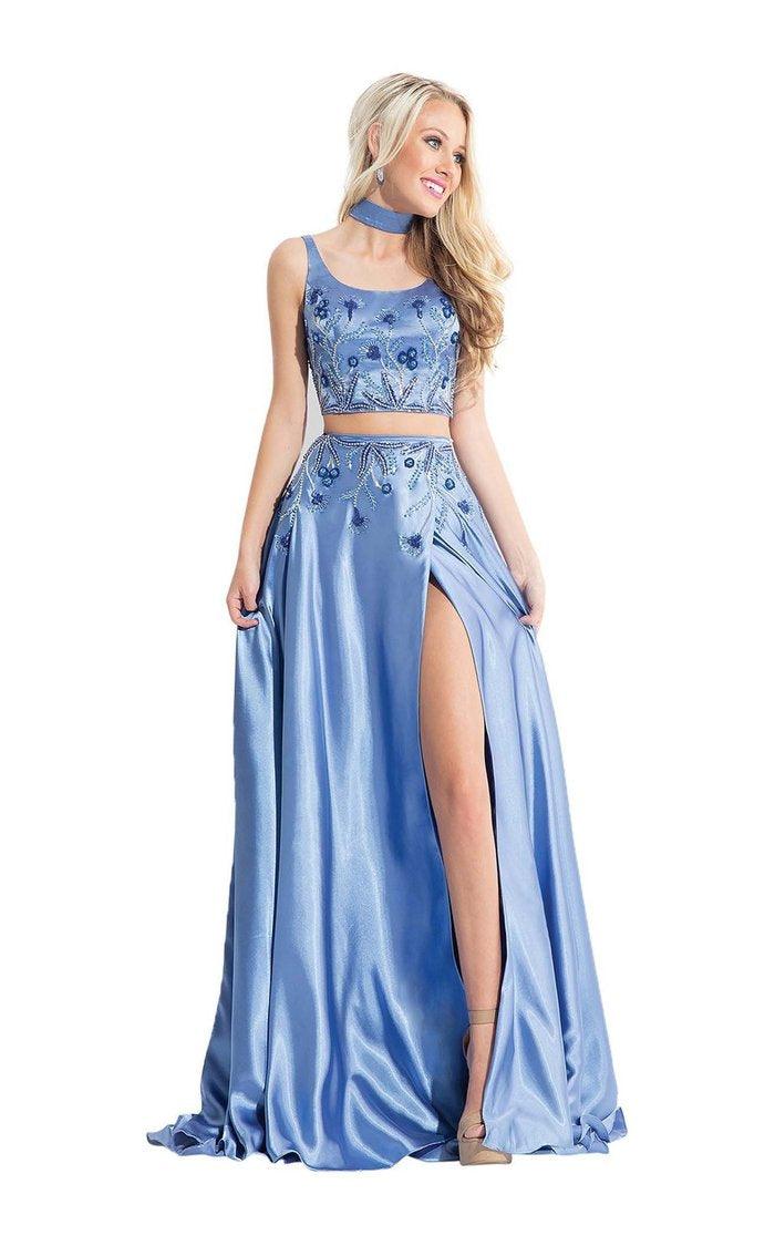 Rachel Allan Prom Long Two Piece Formal Dress 6150 - The Dress Outlet