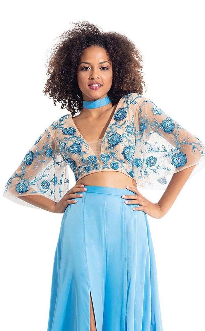 Rachel Allan Prom Long Two Piece Formal Dress 6157