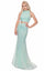 Rachel Allan Prom Long Two Piece Halter Dress 6450 - The Dress Outlet