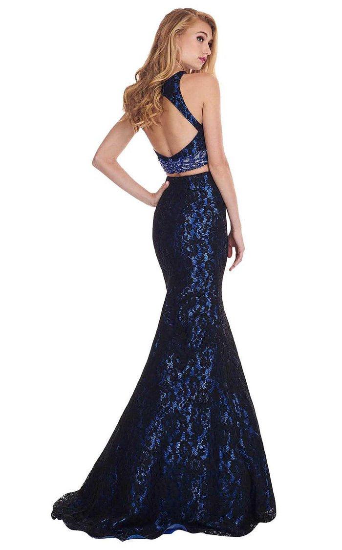 Rachel Allan Prom Long Two Piece Mermaid Dress 6578