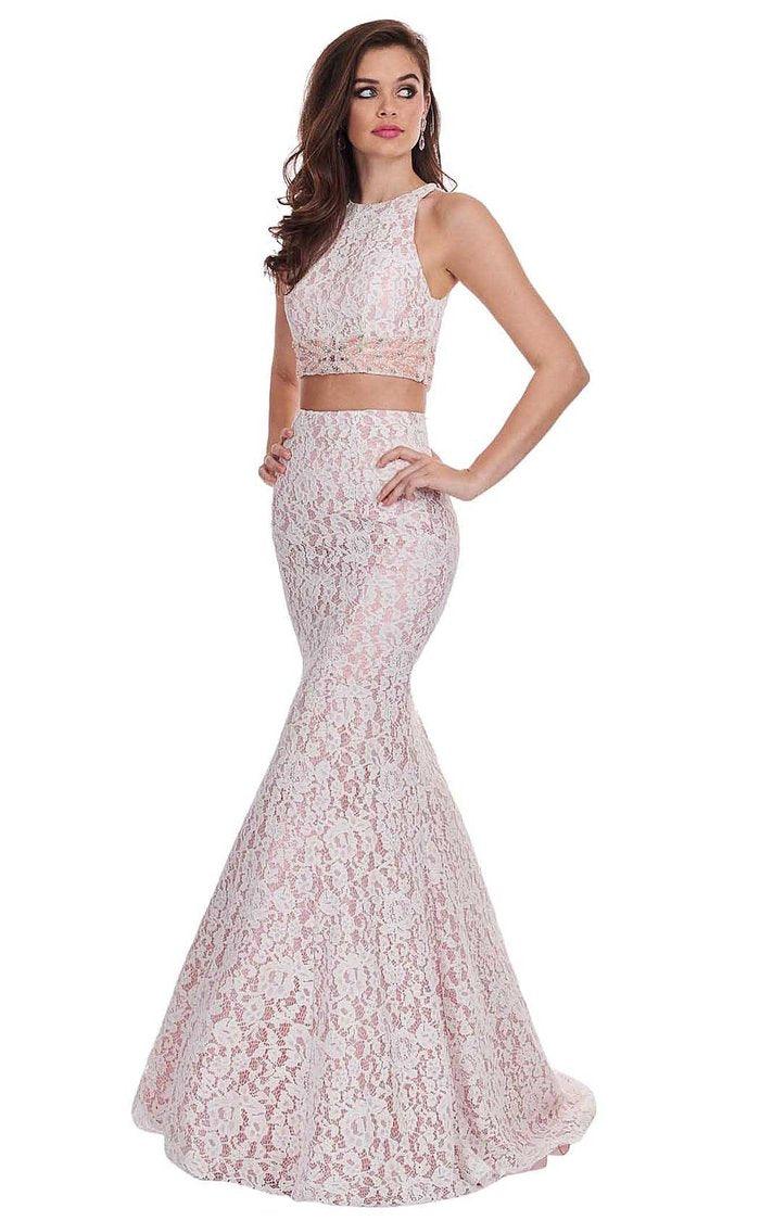 Rachel Allan Prom Long Two Piece Mermaid Dress 6578
