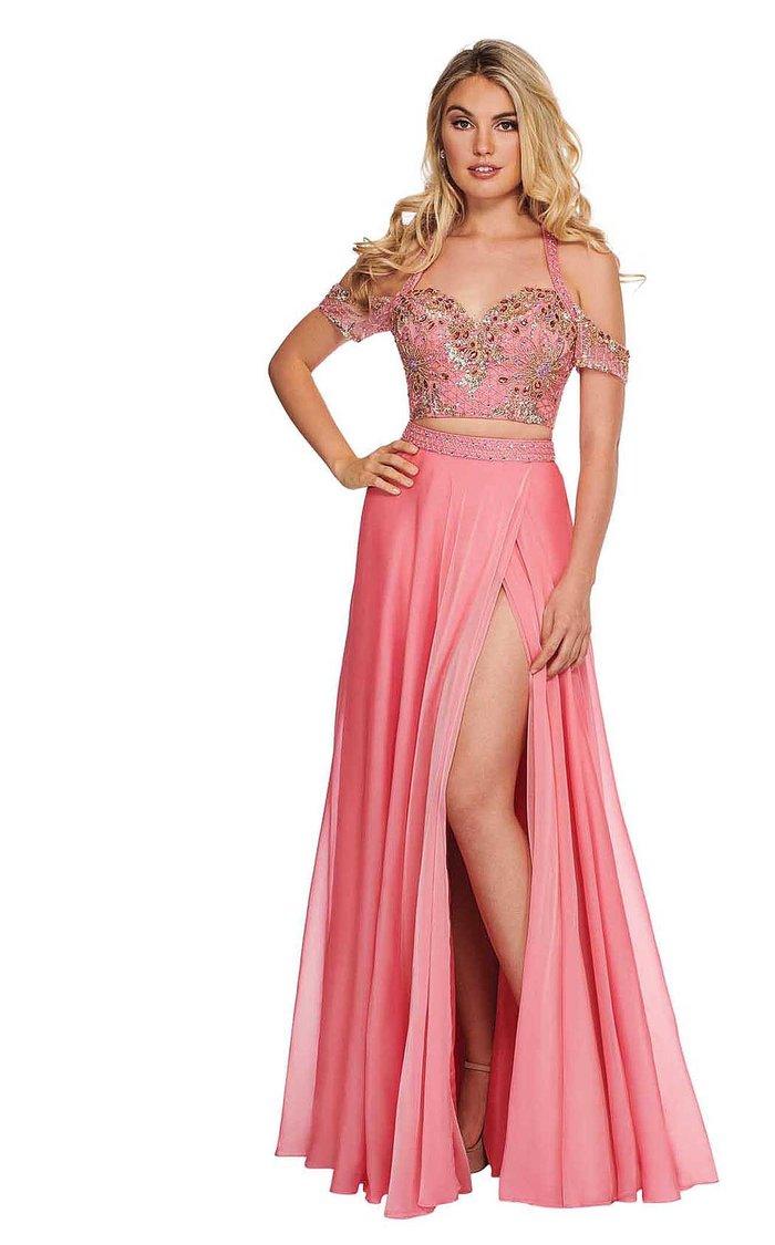 Rachel Allan Prom Off Shoulder Long Dress 6411
