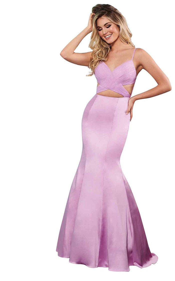 Rachel Allan Prom Dress 70564 - Spaghetti Strap Fitted Gown main image 0