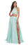 Rachel Allan Prom Two Piece Halter Long Dress 6533 - The Dress Outlet