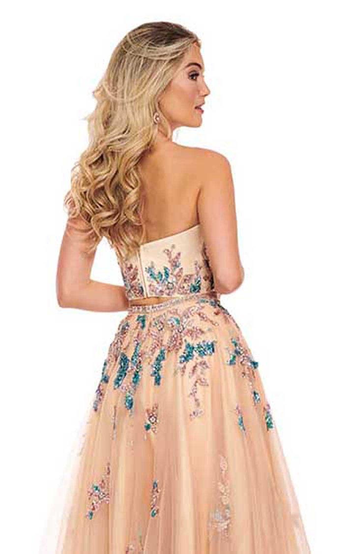 Rachel Allan Prom Two Piece Long Ball Gown 6428