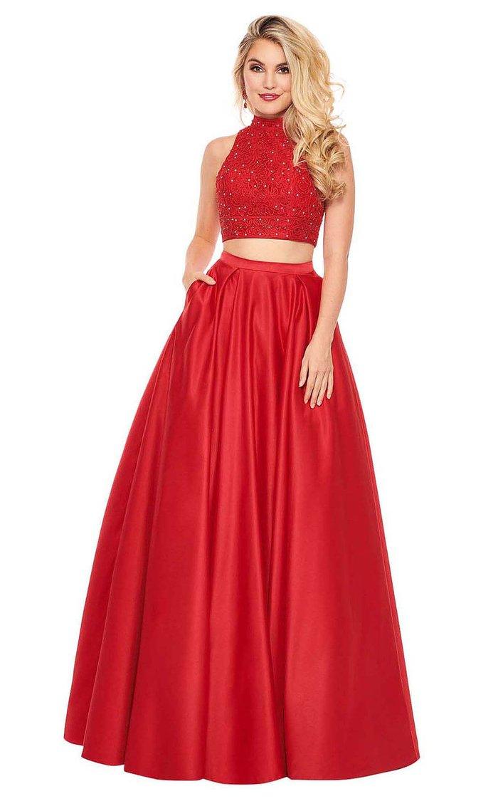 Rachel Allan Prom Two Piece Long Ball Gown 6542 - The Dress Outlet