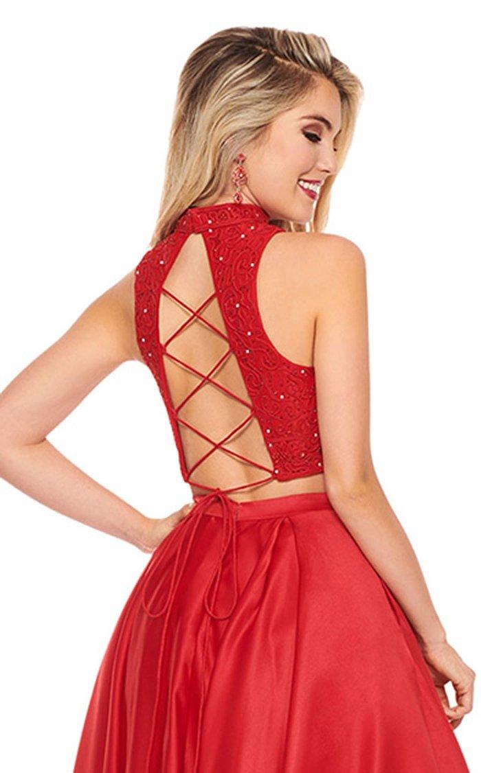 Rachel Allan Prom Two Piece Long Ball Gown 6542