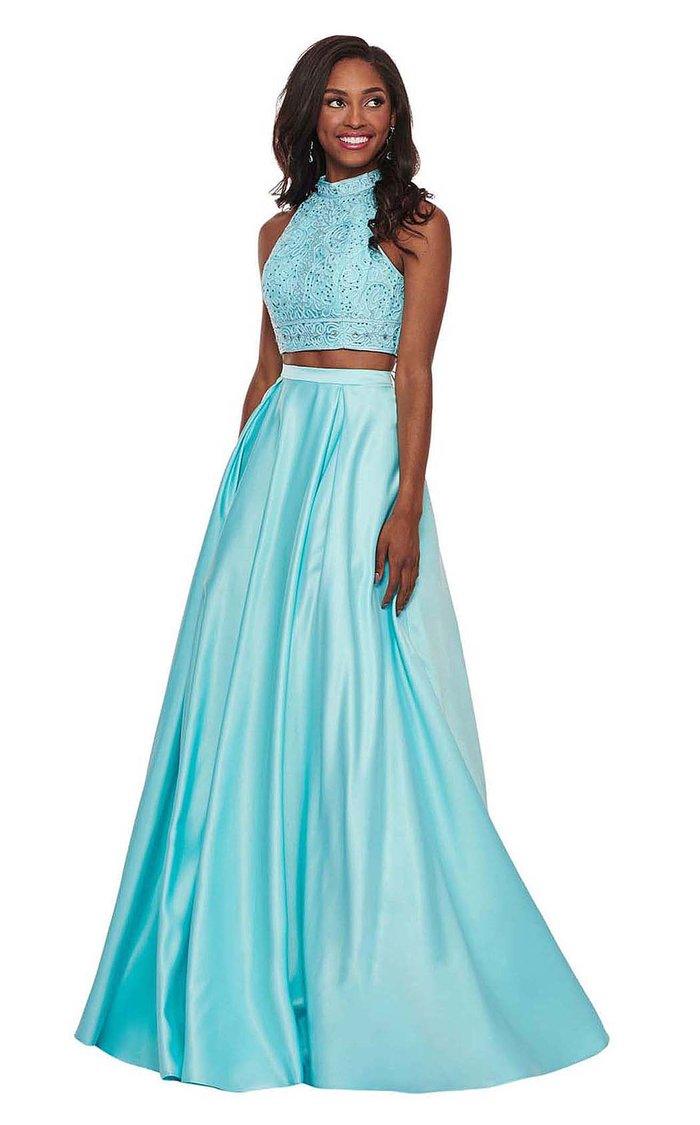 Rachel Allan Prom Two Piece Long Ball Gown 6542